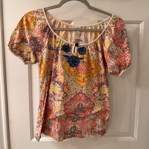 Floral Multicolor Women's Top
